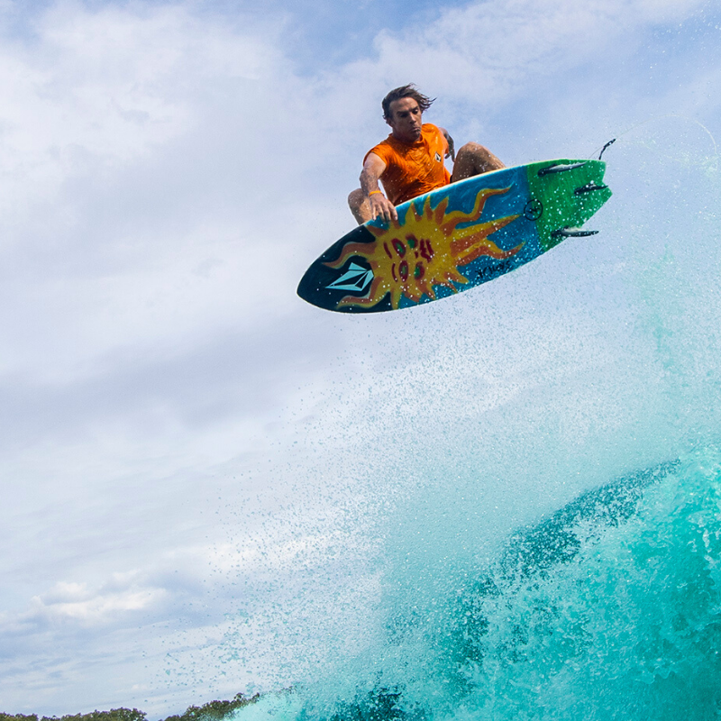 Ozzy Wrong Surfing His Space Hawk