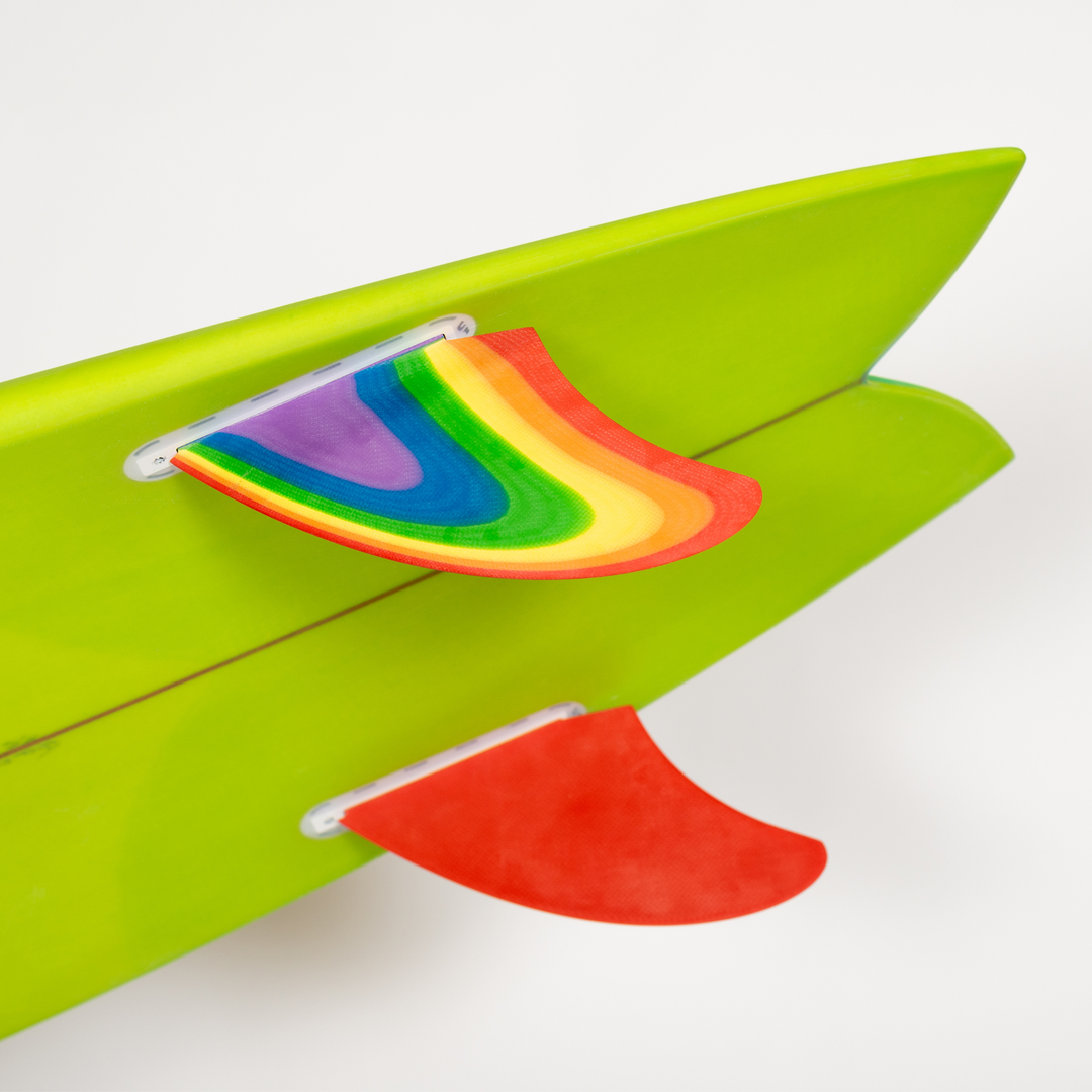 Ozzy Rainbow Hybrid Twin Fin