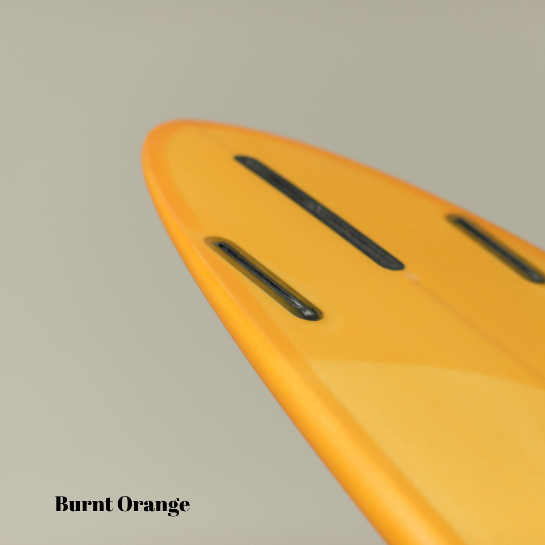 Burnt Orange Resin Tint By Joel Fitzgerald Surfboards